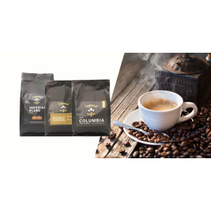 Balíky voňavých svetových káv v najvyššej kvalite