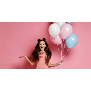 Balóny na párty či svadbu s héliom – 30, 50 alebo 100 kusov