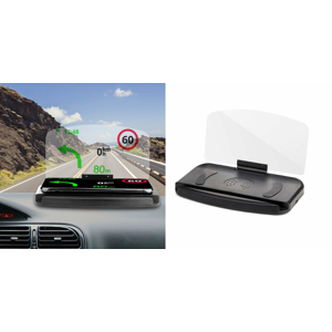 Držiak na mobil s projekciou GPS a bezdrôtovým nabíjaním