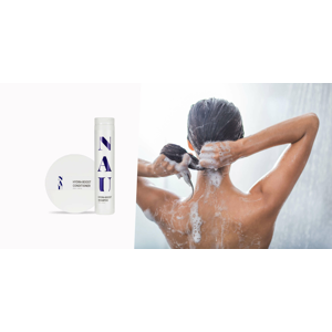 Hydratačný balíček - šampón a kondicionér značky NAU cosmetics