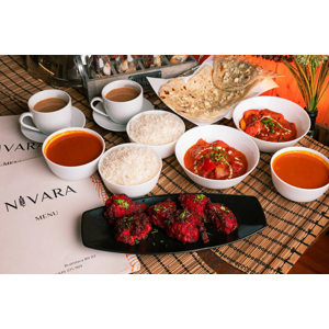 Mäsové, vegetarianske a vegánske indické menu pre 2 osoby v autentickej reštaurácii Nivara na Miletičke