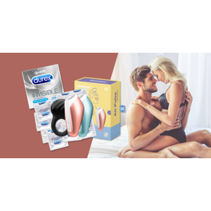 Mesiac plný slasti: 36 extratenkých Durex kondómov a značkové erotické hračky