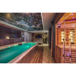 Nové apartmány Lacov Dom pre 1 - 4 osoby s priamym prístupom k bazénu a neobmedzeným wellness