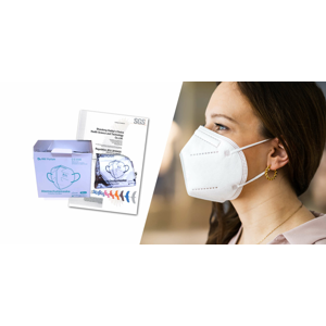 Ochranný respirátor FFP2 Purism bez výdychového ventilu (5 vrstiev)