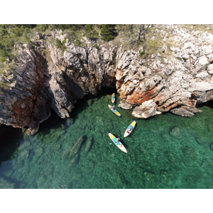 Paddle kemp, paddle túra alebo prenájom paddleboardu na 1 deň v Chorvátsku