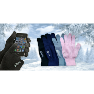Praktické zimné rukavice prispôsobené na ovládanie mobilu