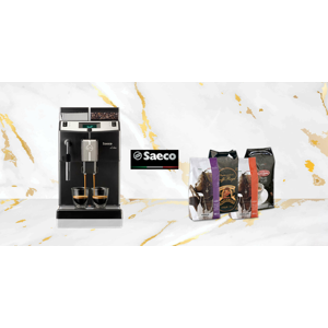 Profesionálny taliansky kávovar SAECO + veľký balíček zrnkovej kávy