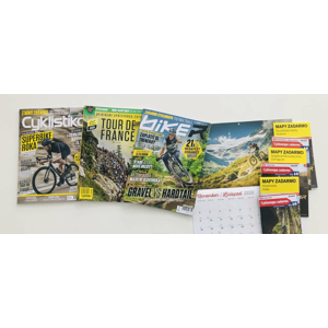 Ročné predplatné časopisov Biker a Cyklistika s cyklomapami zadarmo