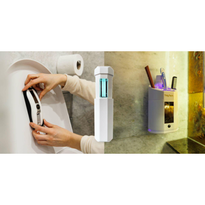 Sanitizéry s UV-C žiarením - praktická bezkontaktná dezinfekcia zubných kefiek, telefónov, oblečenia či toalety