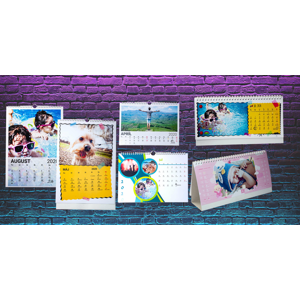 Stolový alebo nástenný fotokalendár s vašimi vlastnými fotografiami a v prvotriednej kvalite