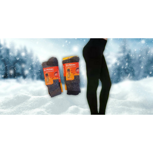 Termo ponožky až do -26 °C a dámske termo legíny